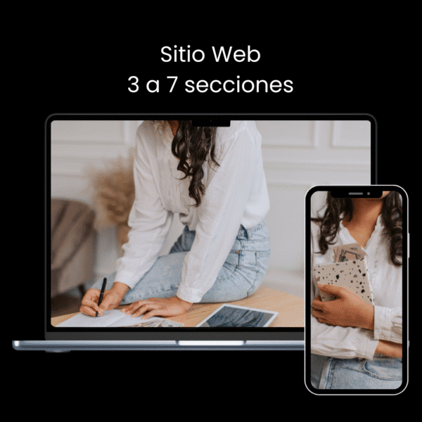 Sitio web 3 a 7 secciones