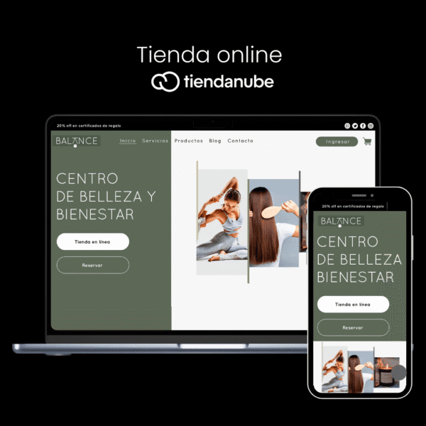 Tienda online TN + Diseño de marca